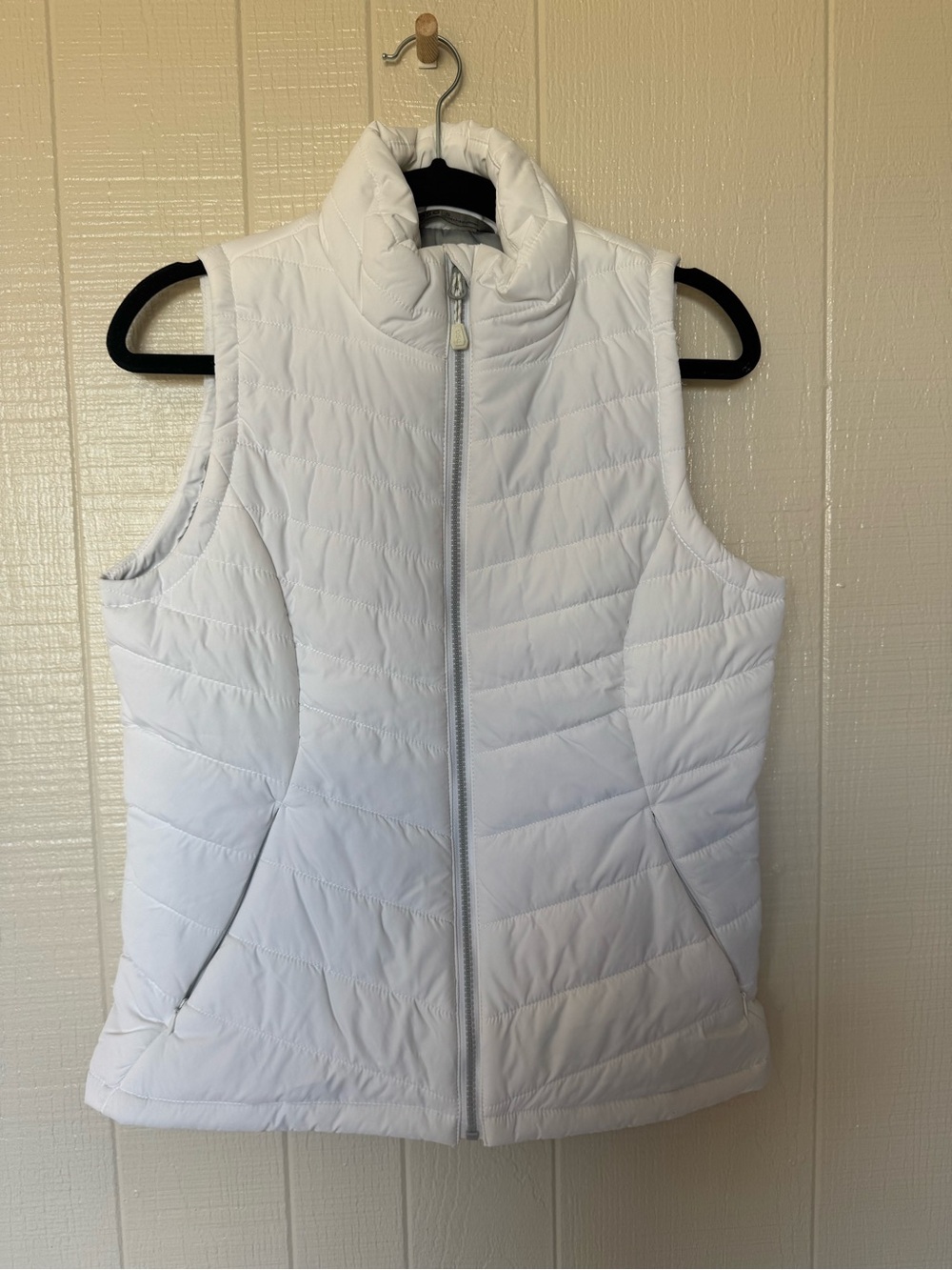 DSG White Quilted Puffer Vest